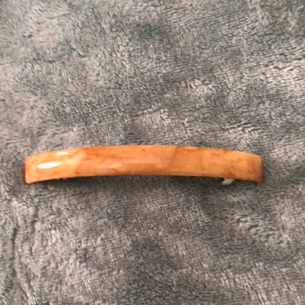 Elegant Tan Hair Barrette
